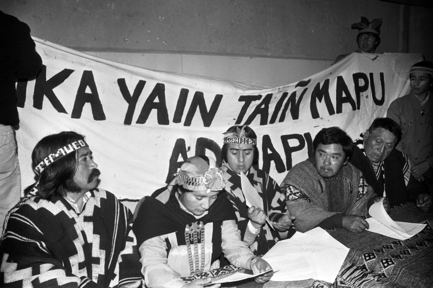 Homenaje a defensores mapuche de los Derechos Humanos realizó el INDH foto: archivo Fortín Mapocho